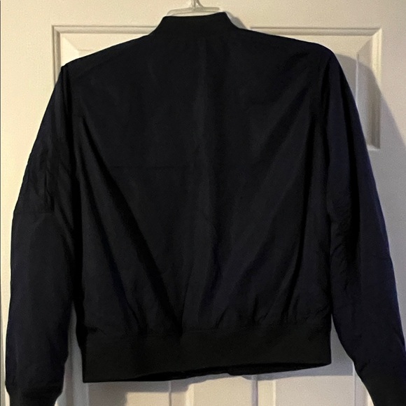 GAP Womens Navy Blue Bomber Jacket - Picture 3 of 4